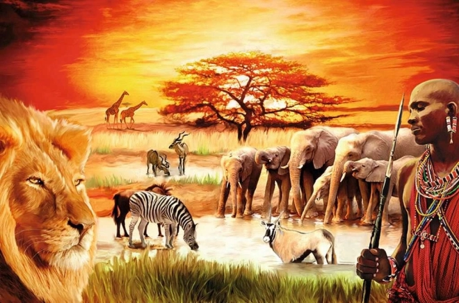 Ravensburger African Savanna Majestic Maasai Puzzle