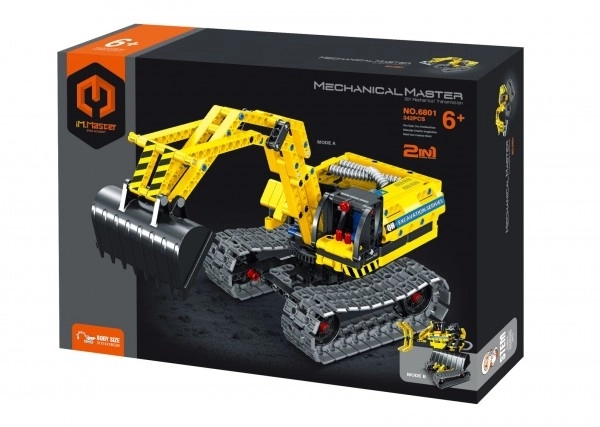 2-in-1 Construction Set Excavator/Robot