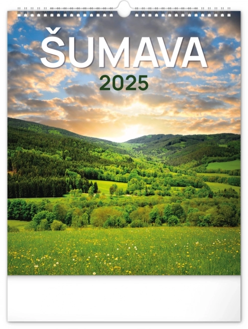 Wall Calendar Bohemian Forest 2025