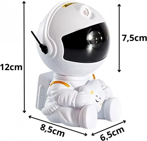 Lampada da notte proiettore LED astronauta