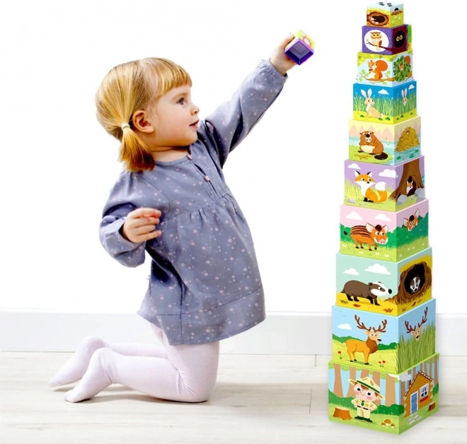 Trefl Educational Stacking Blocks Forest