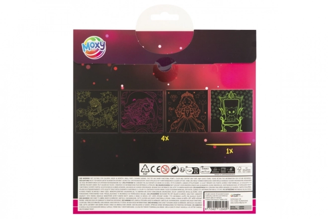 Glow in the Dark Scratch Art Set for Girls