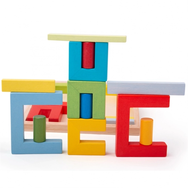 Wooden Stacking Shapes Set