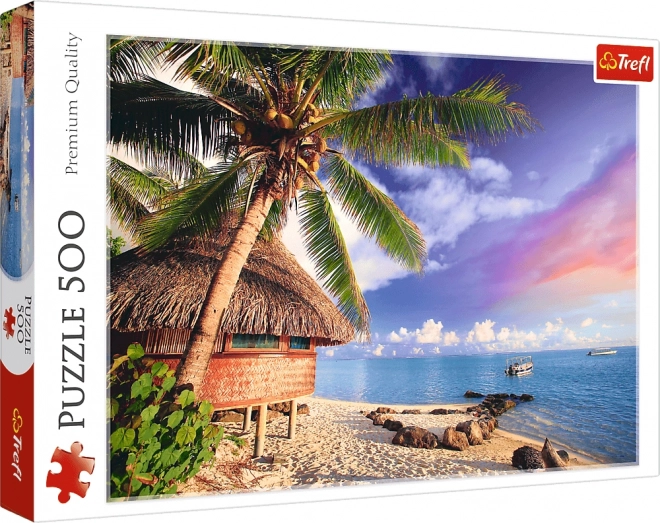 500 Piece Bora Bora Island Puzzle