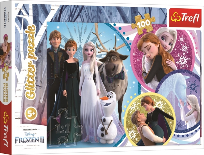 Puzzle étincelant La Reine des neiges 2: Dans la lueur de l'amour