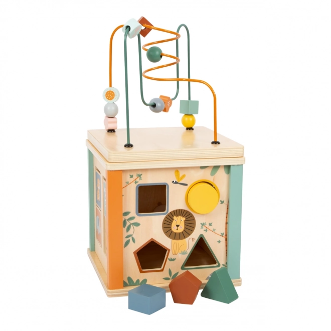 Small Foot Safari Activity Cube