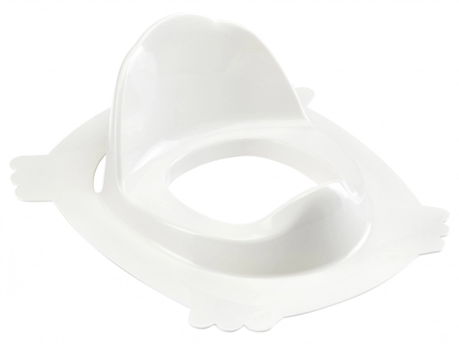 Comfortable White Toilet Seat Reducer for Children