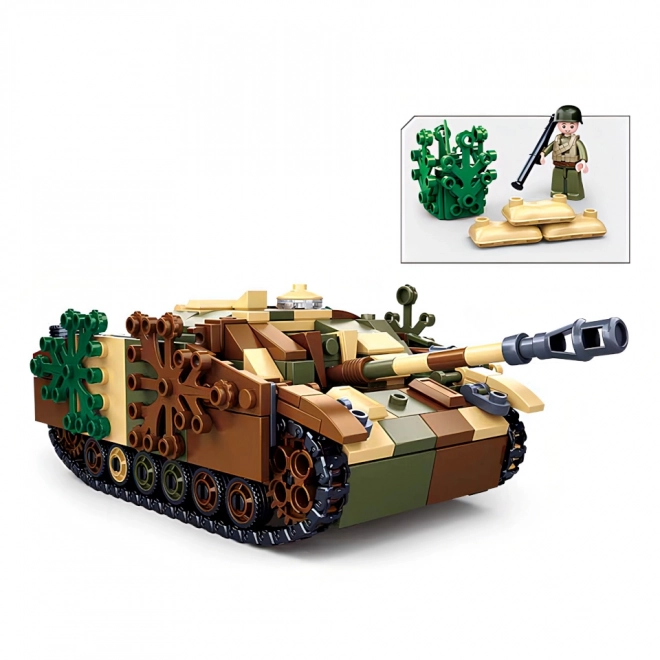 Sluban Army Camouflaged Armored Tank