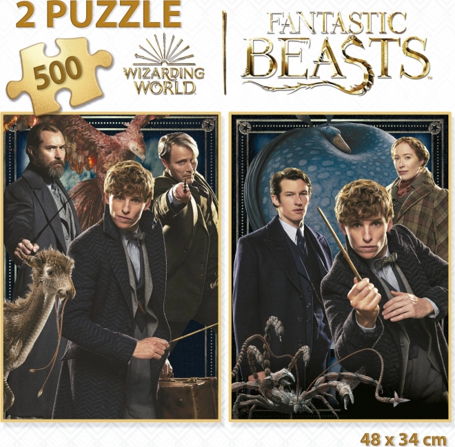 EDUCA Puzzle Fantastic Beasts 2x500 Pieces