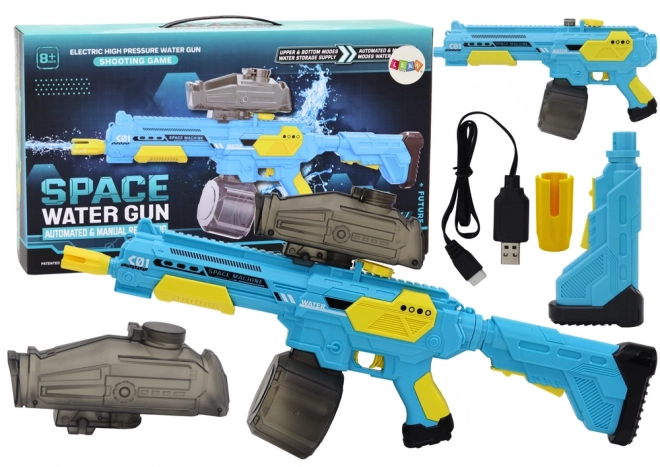 Battery Operated Blue Water Gun