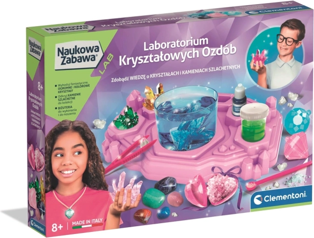 Science Fun Crystal Ornament Lab CLEMENTONI