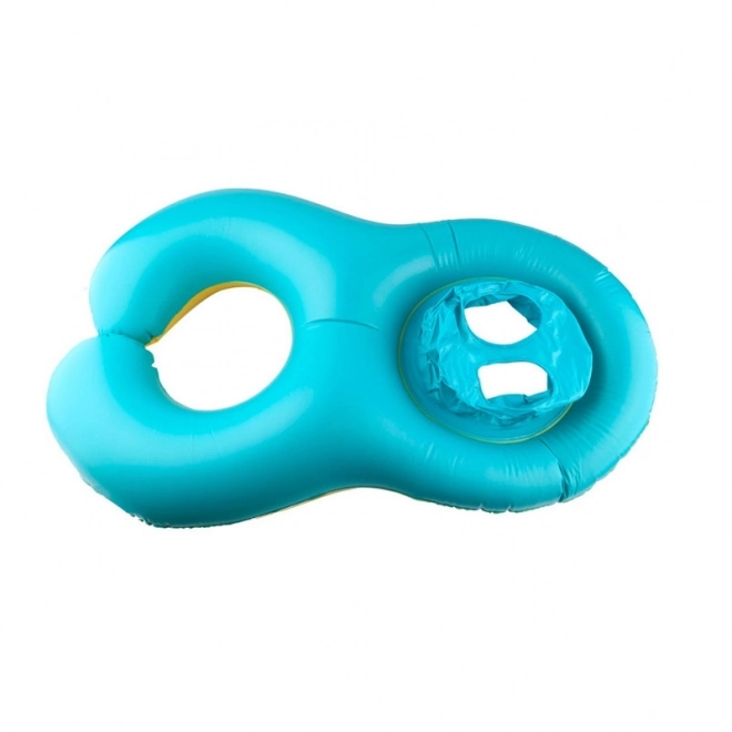 Inflatable Swimming Ring with Seat for Babies and Parents