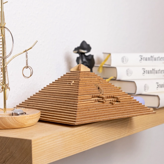 Wooden Puzzle Pyramid