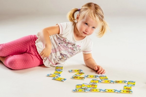 Domino My First Animals Wooden Game