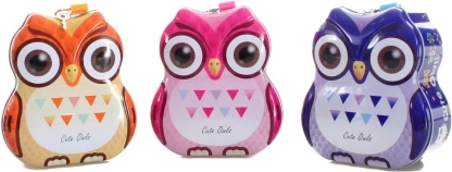 Metal Owl Piggy Bank