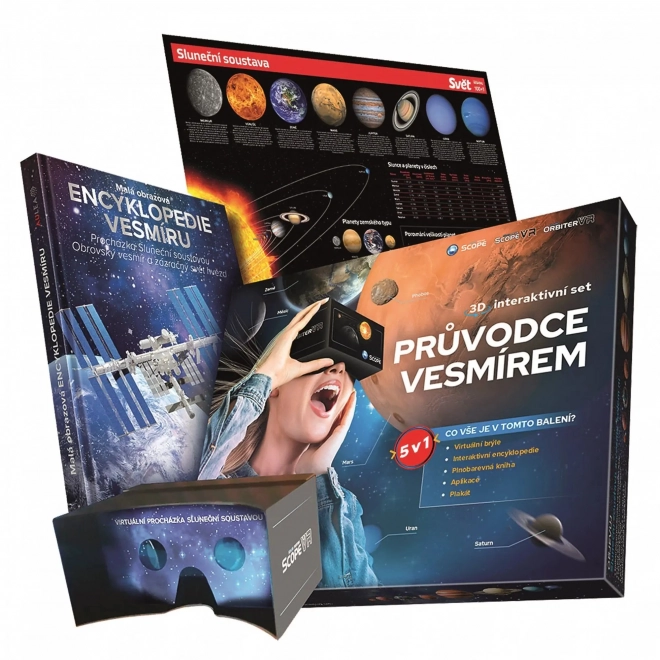 Interactive Space Discovery Set with VR Glasses