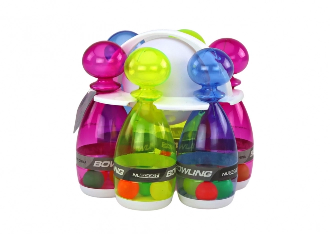 Colorful Transparent Bowling Set for Kids