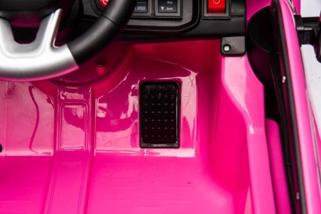 Rózsaszín akkumulátoros autó - Dodge Charger rendőrségi