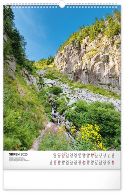 Wall Calendar National Parks of Czech and Moravia 2025