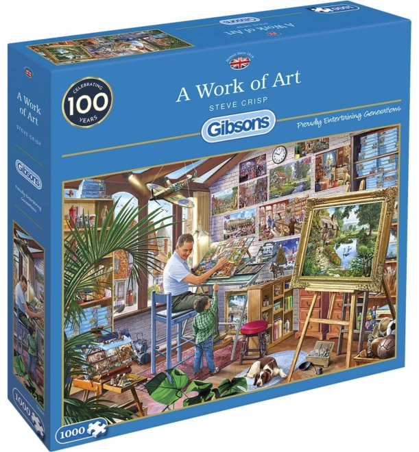 Gibsons Artistic Jigsaw Puzzle 1000 Pieces