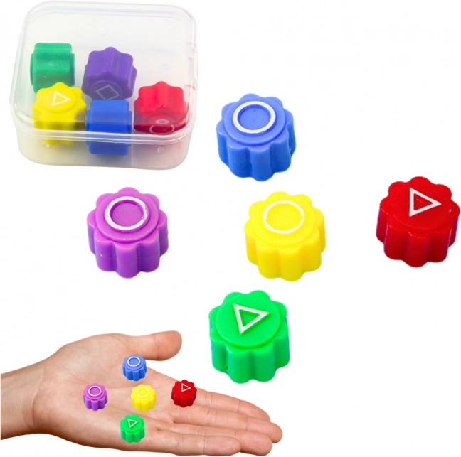 Hra Gonggi - Set van Dobbelstenen Squid Games met Etui