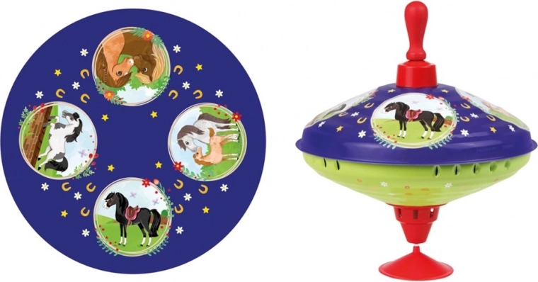 Kleurrijk paardenmotief