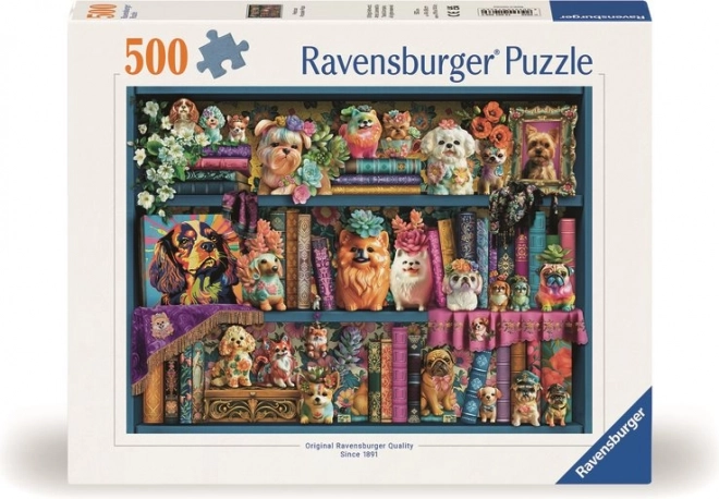 Cute Porcelain Pugs Puzzle 500 Pieces