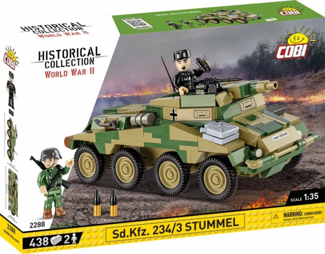 Cobi Historical Collection Armored Vehicle Sd.Kfz. 234/3 Stummel