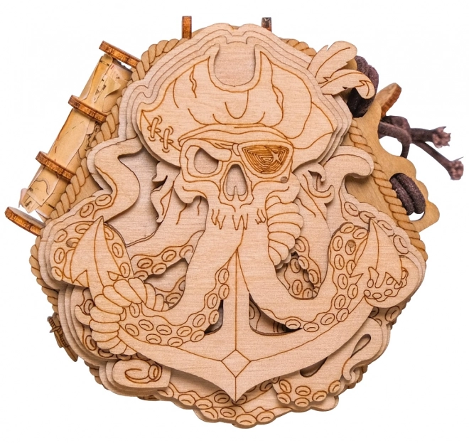 Blackbeard's Compass 3D Wooden Puzzle by EscapeWelt