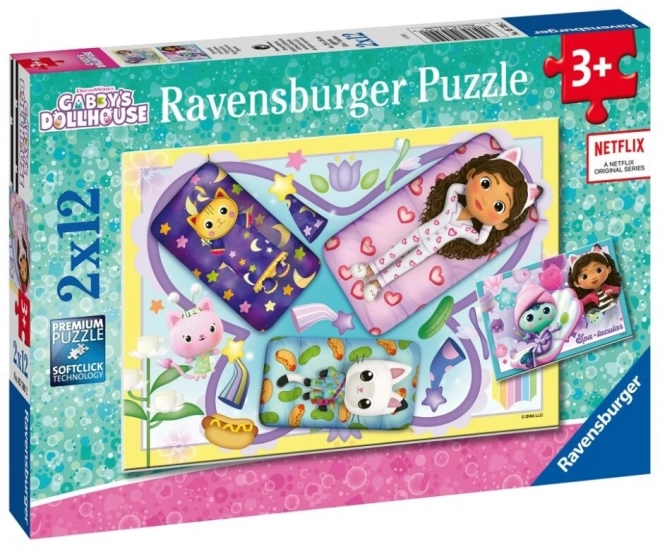 Gabi's Dollhouse Puzzle Set 2x12 Pieces