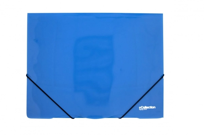 Document Folder with Elastic Strap Blue