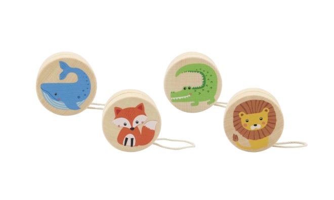 Wooden Yo-Yo Animal Variants