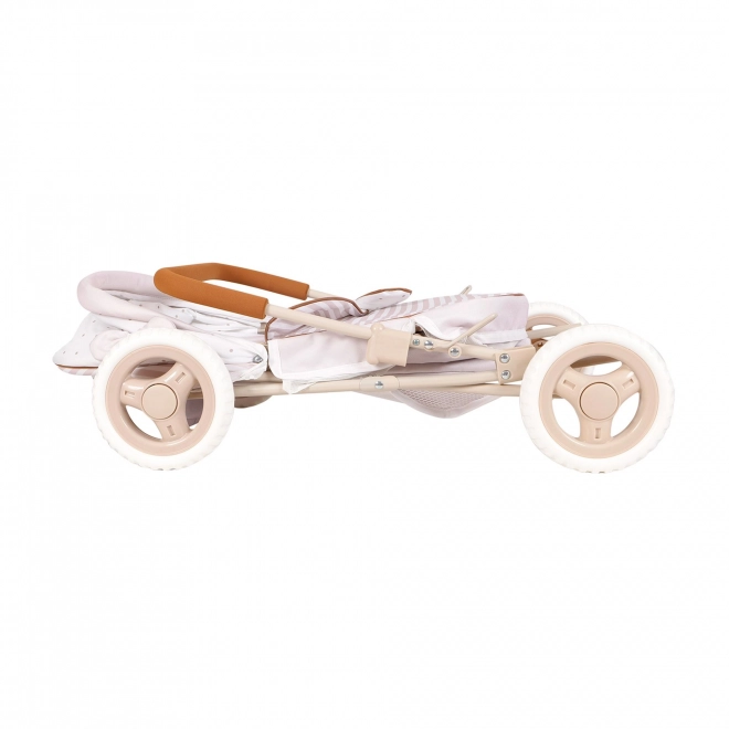Folding doll stroller with sunshade and bag Verona 60 cm