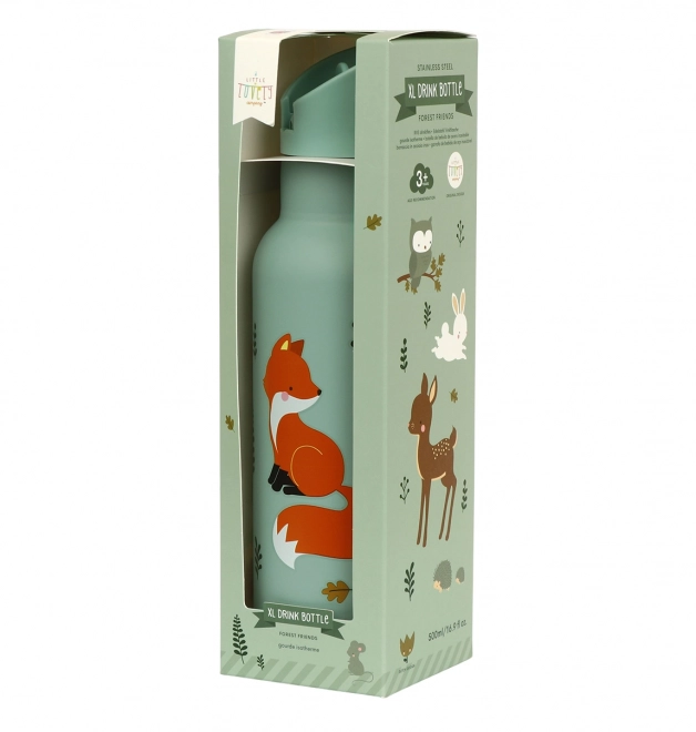 Stainless Steel Water Bottle Forest Friends 500ml