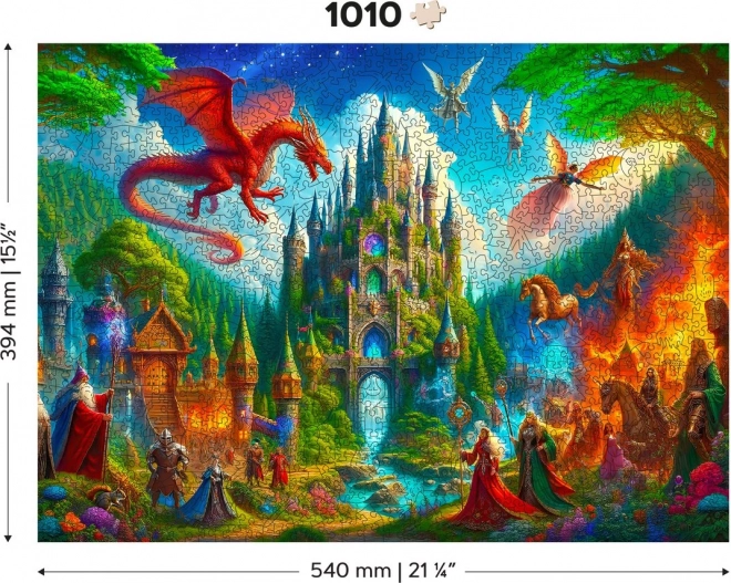 Wooden Fantasy Castle Puzzle