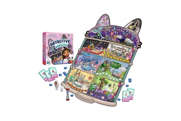 Detektiv Meow Gabby´s Dollhouse společenská hra