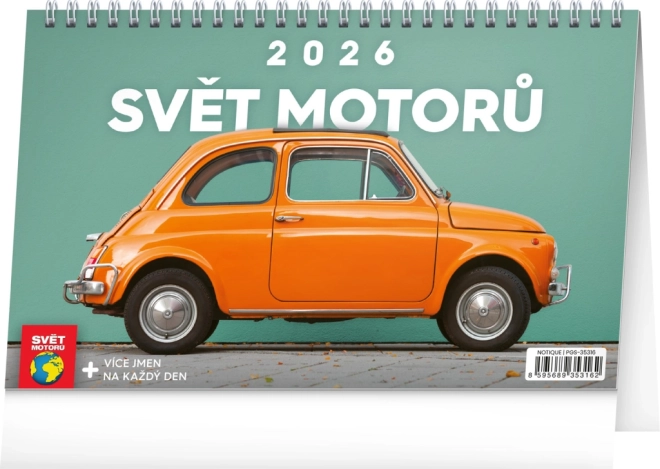 Desktop Calendar World of Motors 2026