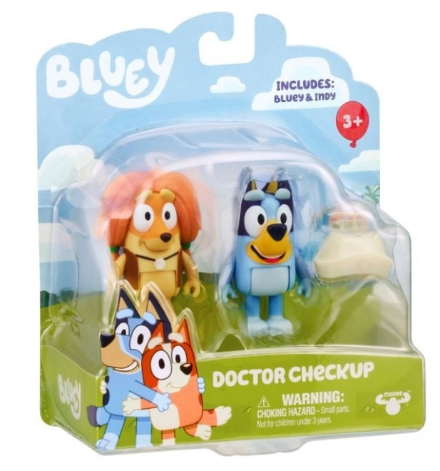 Bluey Doctor Visit Figurine Set