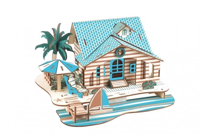 Wooden 3D Puzzle Bali Villa