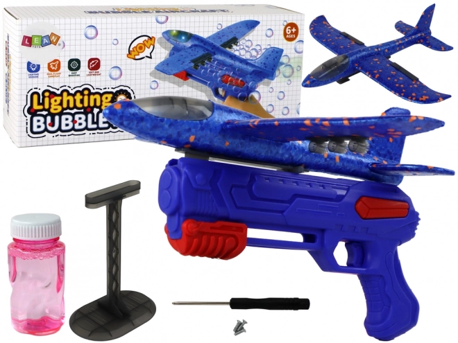 Soap Bubble Plane Launcher Toy