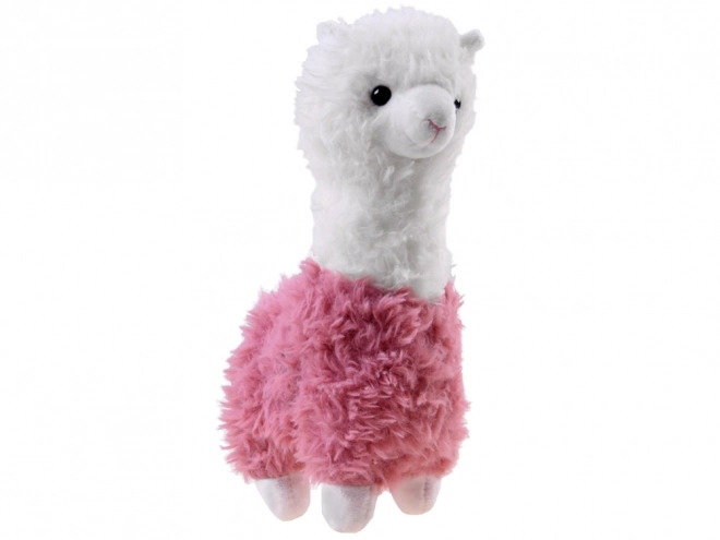 Fluffy Alpaca Plush Toy – pink