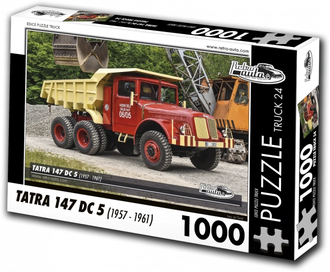 Retro Cars Puzzle Truck Tatra 147 DC5 Vintage Edition