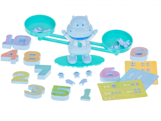 Educational Hippo Balance Scale for Math Learning