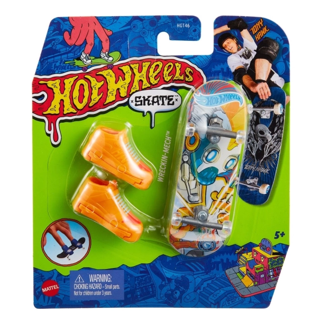 Fingerboard with Removable Skate Shoes by Hot Wheels