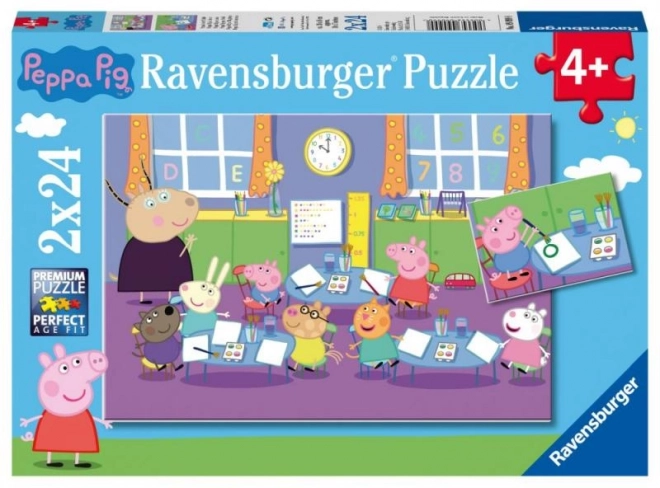 Peppa Pig Class Puzzles Set by Ravensburger