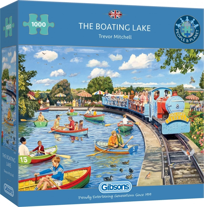 Canoe Lake Jigsaw Puzzle 1000 Pieces