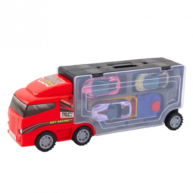 Camion con Auto e Garage