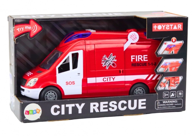 Toy Fire Truck with Lights and Sound