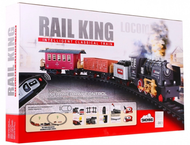 Remote Controlled Smoky Train Set for Kids