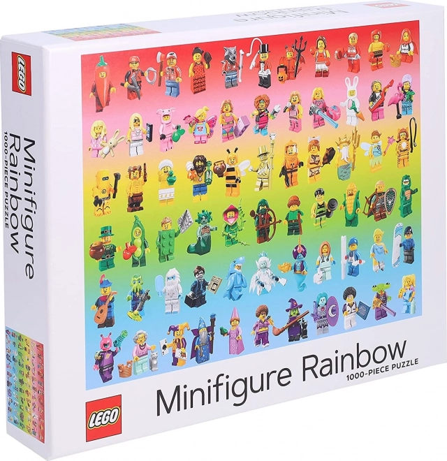 Lego Rainbow Minifigures Puzzle 1000 Pieces